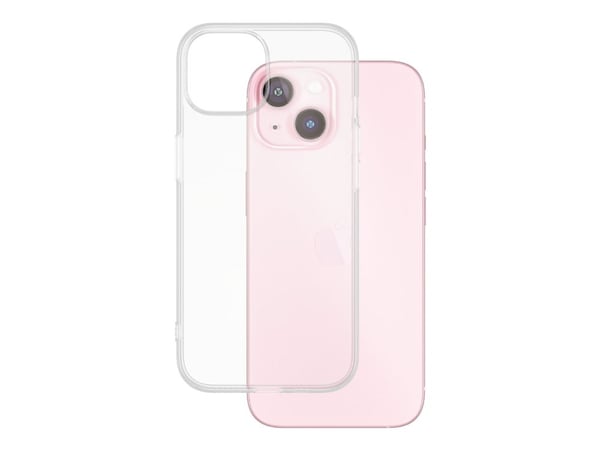 SAFE. by PanzerGlass - Baksidesskydd för mobiltelefon - självreparerande TPU - transparent - för Apple iPhone 15