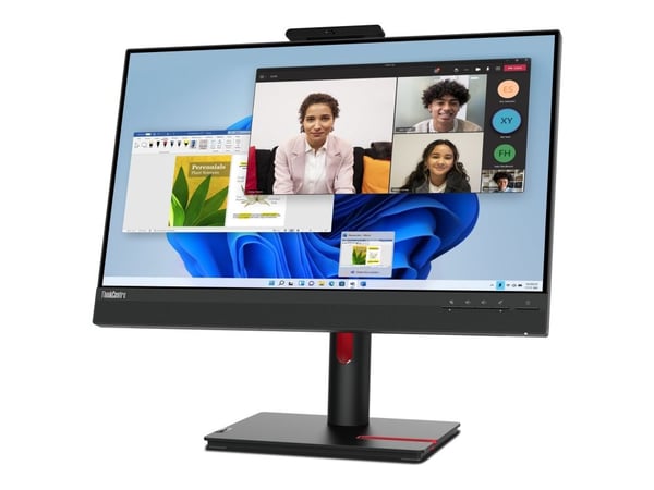 Lenovo ThinkCentre Tiny-in-One 24 Gen 5 - LED-skjerm - 23.8" - berøringsskjerm - 1920 x 1080 Full HD (1080p) @ 60 Hz - IPS - 250 cd/m² - 1000:1 - 4...