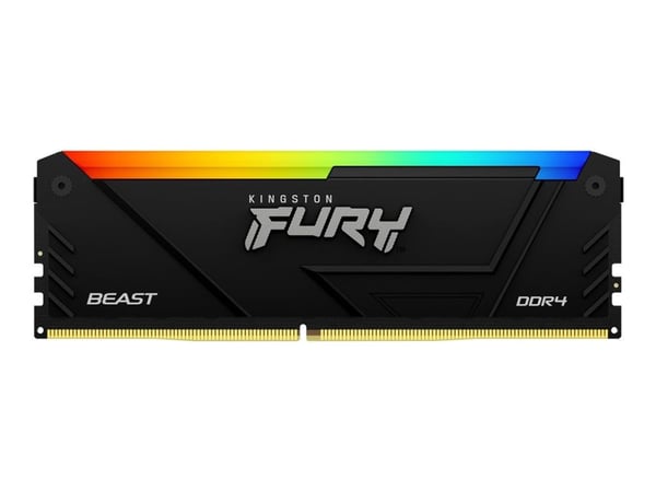 Kingston Technology FURY Beast RGB, 16 GB, 1 x 16 GB, DDR4, 3600 MHz, 288-pin DIMM