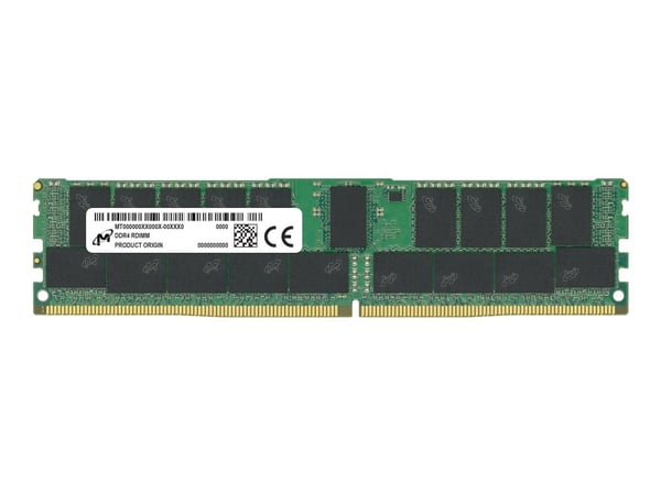 Micron - DDR4 - moduuli - 16 GB - DIMM 288-PIN - 3200 MHz / PC4-25600 - CL22 Micron - DDR4 - moduuli - 16 GB - DIMM 288-PIN - 3200 MHz / PC4-25600 - CL22
