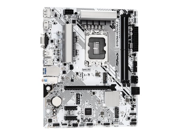 ASRock B760M-HDV/M.2 - Hovedkort - micro ATX - LGA1700-sokkel - B760 Chipset - USB-C 3.2 Gen 1, USB 3.2 Gen 1 - 2.5 Gigabit LAN - innbygd grafikk (...