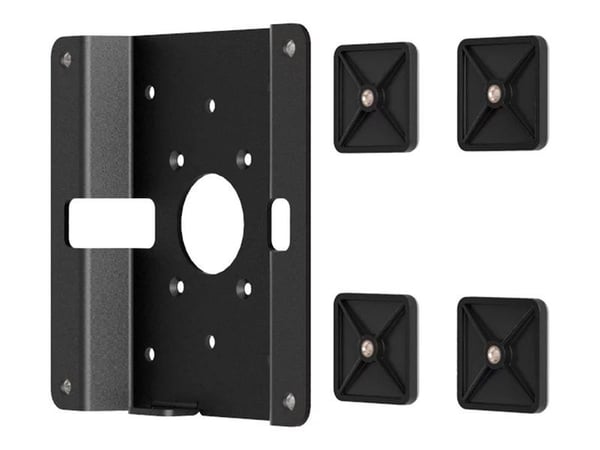 Compulocks VESA Glass Mount Bracket with Security Slot - Monteringssats (VESA monteringsfäste) - för LCD-skärm/surfplatta - monteringsgränssnitt: 1...