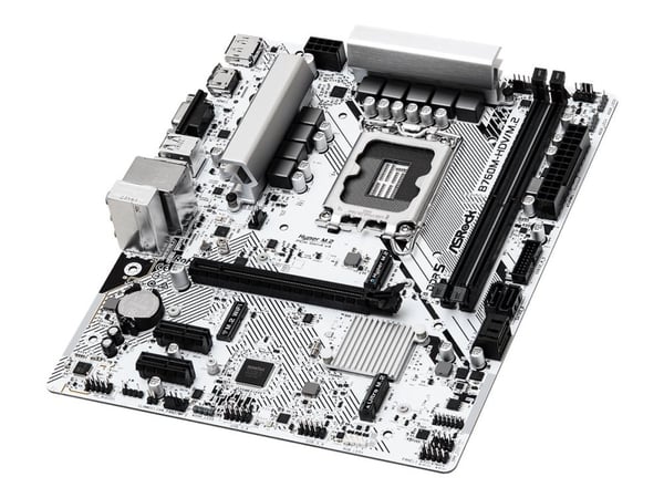 ASRock B760M-HDV/M.2 - Hovedkort - micro ATX - LGA1700-sokkel - B760 Chipset - USB-C 3.2 Gen 1, USB 3.2 Gen 1 - 2.5 Gigabit LAN - innbygd grafikk (...