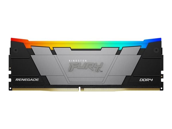 Kingston FURY Renegade RGB - DDR4 - sats - 64 GB: 2 x 32 GB - DIMM 288-pin - 3600 MT/s / PC4-28800 - CL18 - 1.35 V - ej buffrad - icke ECC - svart