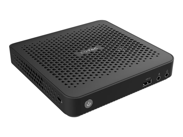 ZOTAC ZBOX M Series MI351 - Barebone - ultratunn modell 1 x N-series N100 / upp till 3.4 GHz - RAM 0 GB - UHD Graphics - Gigabit Ethernet, IEEE 802...
