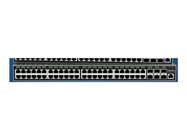 Grandstream GWN7800 Series GWN7806P - Kytkin - Yritysluokka - L2+ - Hallittu - 48 x 10/100/1000 (PoE+) + 6 x 10 Gigabit SFP+ - Pöytä, telineasennet... Grandstream GWN7800 Series GWN7806P - Kytkin - Yritysluokka - L2+ - Hallittu - 48 x 10/100/1000 (PoE+) + 6 x 10 Gigabit SFP+ - Pöytä, telineasennet...