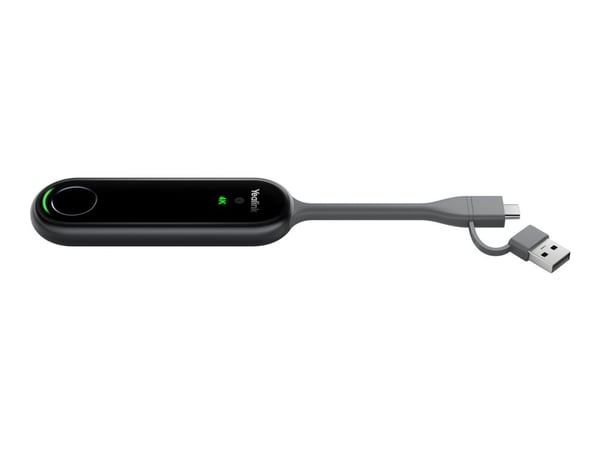 Yealink WPP30 - Nätverksmedieströmningsadapter - USB-C - Wi-Fi 5, Wi-Fi 6, Bluetooth 5.0
