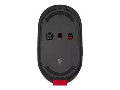 Lenovo Go Multi-Device, Molempikätinen, Optinen, RF Wireless + Bluetooth, 2400 DPI, Musta, Harmaa