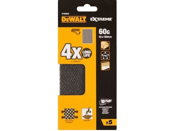DeWALT DTM8656-QZ, 5 styck, 930 mm