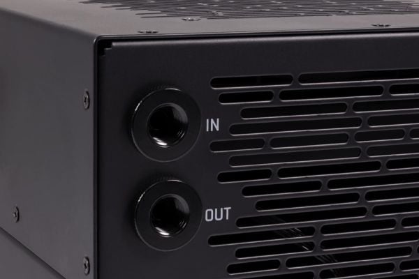 Alphacool ES Orbiter 360 TS, Alt-i-ett væskekjøler, 2500 RPM, 83,3 m³/t, Sort, Sølv