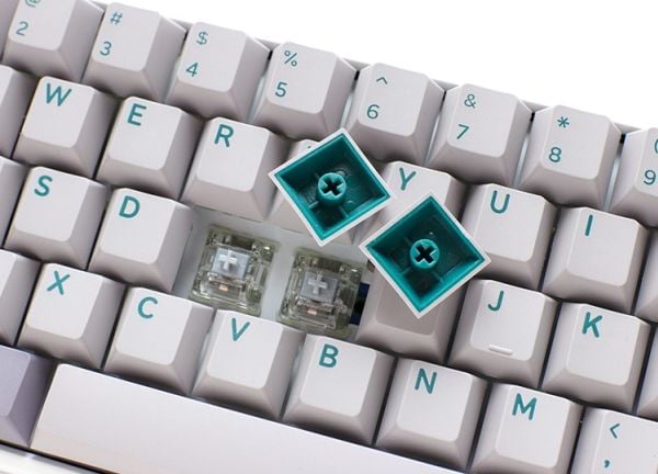 Ducky One 3 Mini, Mini, Langallinen, USB, Mekaaninen, RGB LED, Harmaa