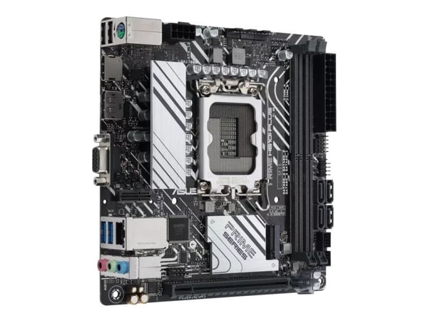 ASUS PRIME H610I-PLUS-CSM - Hovedkort - mini-ITX - LGA1700-sokkel - H610 Chipset - USB 3.2 Gen 1 - Gigabit LAN - innbygd grafikk (CPU kreves) - HD-...