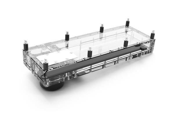 Alphacool Core - Væskekjølesystempumpe og -beholder - flat, 360 right with VPP Apex - svart, gjennomsiktig