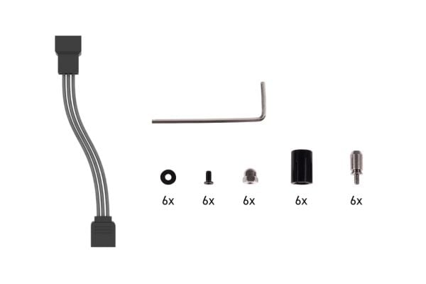 Alphacool Core - Væskekjølesystempumpe og -beholder - flat, 360 right with VPP Apex - svart, gjennomsiktig