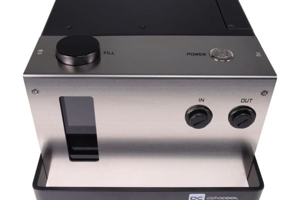 Alphacool 13093, All-in-one-nesteenjäähdytin, musta