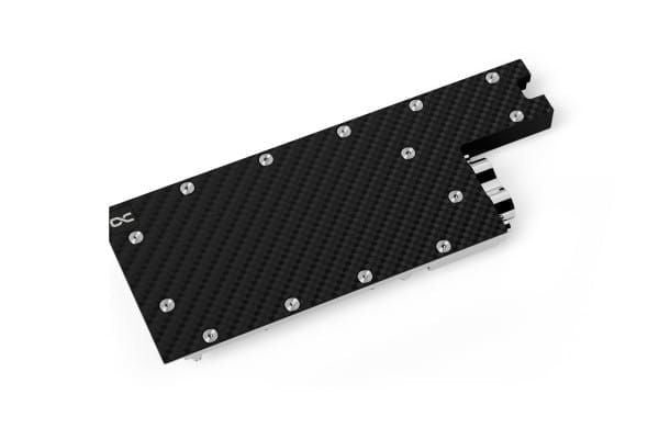 Alphacool 13725, Vannblokk + Bakplate, Karbon, Kopper, Sort, Karbon, 1/4", CE, FC, RoHS, 246,4 mm