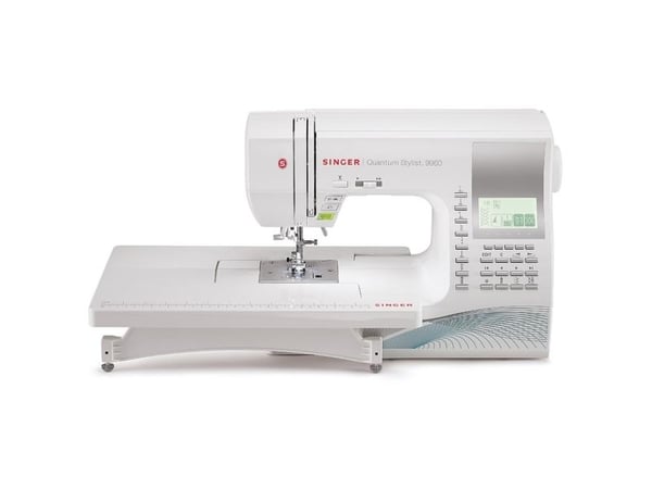 Singer Quantum Stylist 9960 - Symaskine - 600 søm - 13 et-trins knaphuller - LCD näyttö