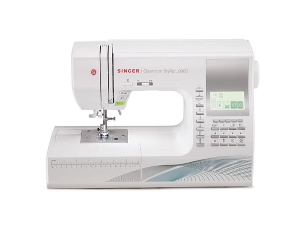 Singer Quantum Stylist 9960 - Symaskin - 600 sting - 13 enkeltskrittsknappehull - LCD display