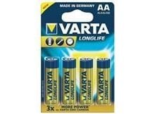 Varta Energy AA, Engangsbatteri, AA, Alkalinsk, 1,5 V, 4 stykker, 50,5 mm