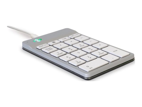 R-Go Numeric keyboard Compact break - Tangentsats - USB, USB-C - vit