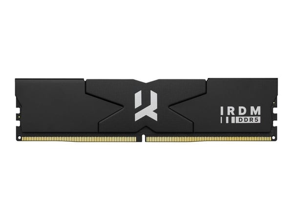 GOODRAM IRDM - DDR5 - sats - 64 GB: 2 x 32 GB - DIMM 288-pin - 6400 MHz / PC5-51200 - CL32 - 1.35 V - ej buffrad - on-die ECC - svart, silver GOODRAM IRDM - DDR5 - sats - 64 GB: 2 x 32 GB - DIMM 288-pin - 6400 MHz / PC5-51200 - CL32 - 1.35 V - ej buffrad - on-die ECC - svart, silver