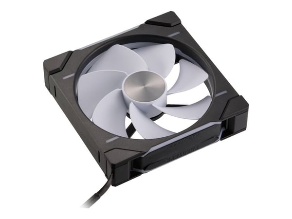 Phanteks D30 PWM Reverse Airflow D-RGB-fläkt - 140 mm svart - Kraftfull PWM-fläkt i svart - 30 mm djup med förlängda fläktblad - optimerad för chas...