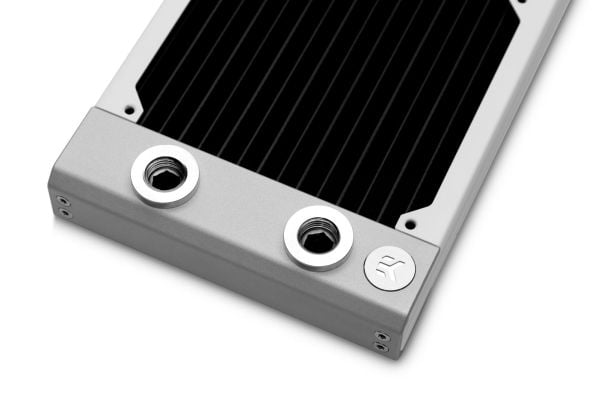 EK Water Blocks 3831109838952, Radiator, Messing, Kopper, Rustfritt stål, Hvit, 1/4", 1 stang, 130 mm