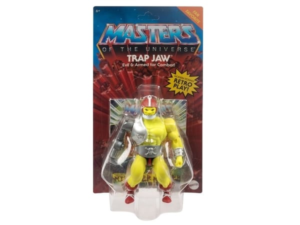 Masters of the Universe Origins Trap Jaw Action Figure, 6 år, Masters of the Universe, Flerfarget, Plast