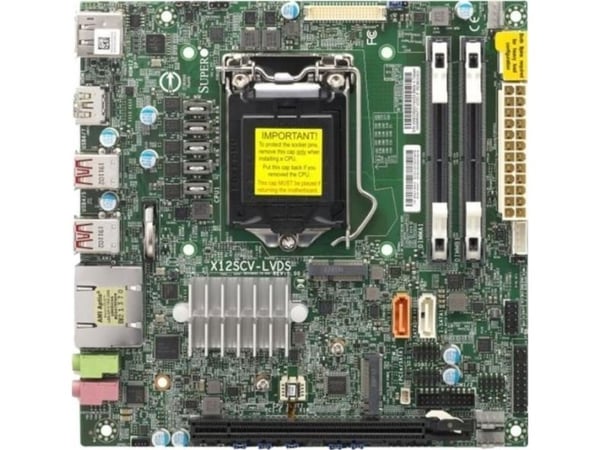Server MB Super Micro MBD-X12SCV-LVDS-B LGA 1200/mITX/2xLA bulk