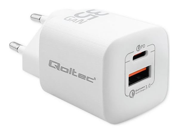 Qoltec 50763, Sisätila, AC, Valkoinen
