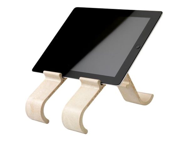 R-Go Tabletin ja kannettavan tietokoneen jalusta Treepod - Stander til notebook - hvid