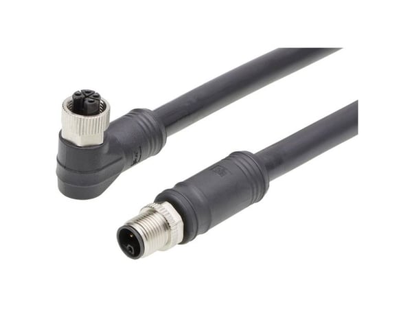 Molex 1205010244 Anturi, toimilaitteen liitin, liitäntä, kulmaliitin, liitin, suora 5 m Nastanumero (RJ): 4 1 kpl Takapuoli