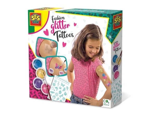 SES tatueringar glitter