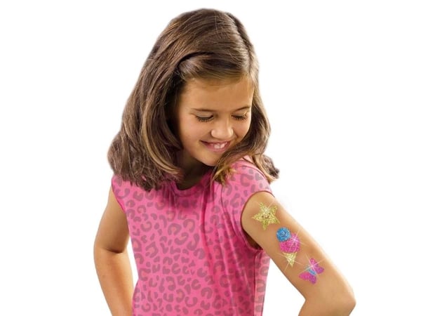 SES tatueringar glitter