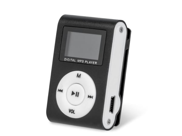 SETTY GSM014537, MP3-spiller, LCD, Svart, Hodetelefoner inkludert