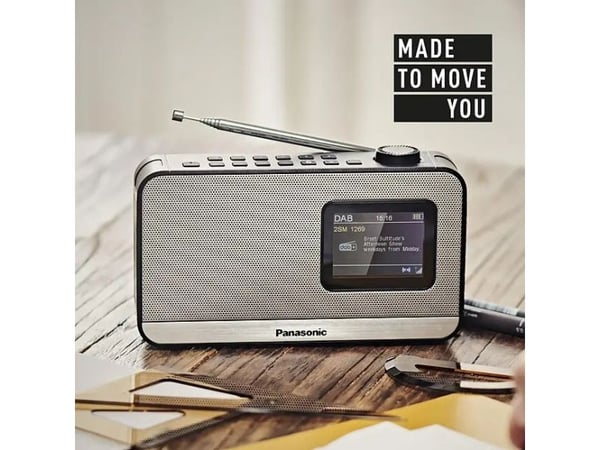 Panasonic-RF-D15EG - Bärbar DAB-radio - 3 watt - inget operativsystem - svart