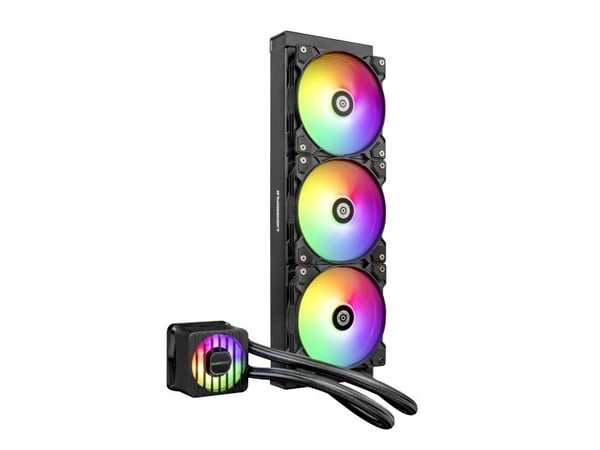Enermax LIQMAXFLO ELC-LMF360T-ARGB - Væskekjølesystem for prosessor - 38mm thick radiator - Radiatorstørrelse: 360 mm - (for: LGA1851, LGA1700, LGA...