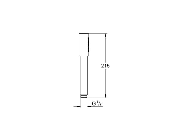 GROHE Sena Stick, Kromfarget, 1 stykker