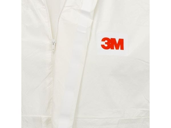 3M 4545, Hvit, L, Voksen, Unisex, Glidelås, Front