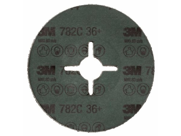3M 779913, Slipeskive, Aluminium, Rustfritt stål, Titan, Ceramic fibre, 12000 RPM, Rund, 2,2 cm