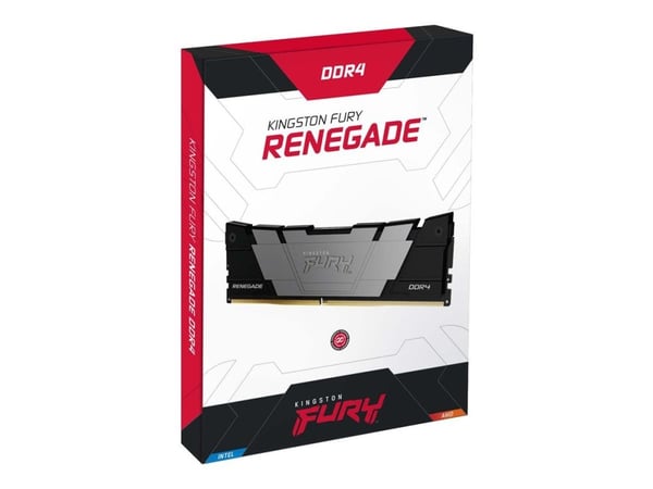 Kingston FURY Renegade - DDR4 - sett - 32 GB: 2 x 16 GB - DIMM 288-pin - 3200 MT/s / PC4-25600 - CL16 - 1.35 V - ikke-bufret - ikke-ECC - svart