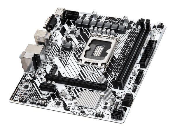 ASRock H610M-HDV/M.2+ D5 - Emolevy - LGA1700-asennuspaikka - USB 3.2 Gen 1 - sisäinen grafiikka (CPU tarvitaan)