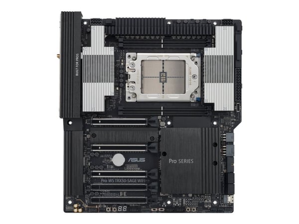 ASUS PRO WS TRX50-SAGE WIFI - Moderkort - SSI CEB - Socket sTR5 - AMD TRX50 Chipuppsättning - USB 3.2 Gen 1, USB 3.2 Gen 2, USB-C 3.2 Gen 2x2 - 10 ...