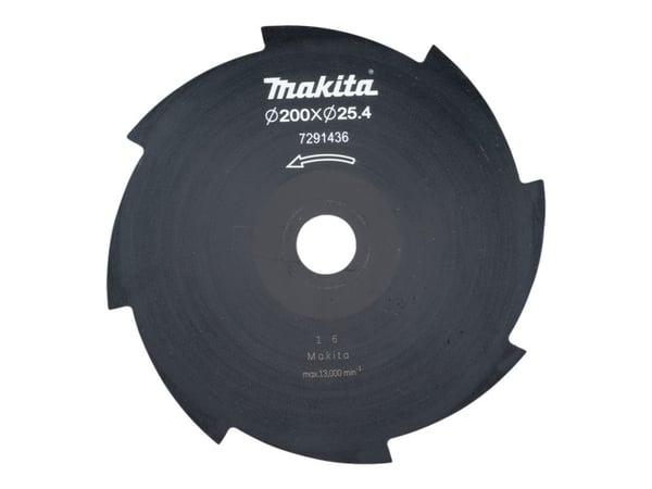 Makita - Sirkelformet sagblad - for grass, weeds, reeds - 200 mm - 8 tenner - for Makita DUR194ZX3