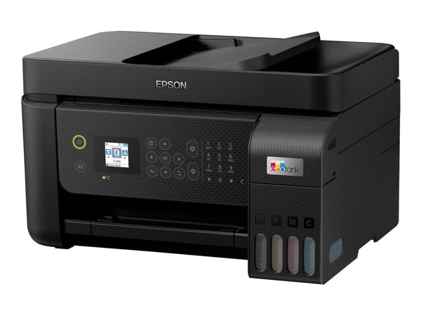 Epson EcoTank ET-4800 - Multifunksjonsskriver - farge - ink-jet - påfyllbar - A4 (medie) - opp til 10 spm (trykking) - 100 ark - 33.6 kbps - USB, L...