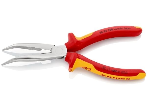 Knipex 26 26 200 SB Litteäkärkiset pihdit, 200 mm