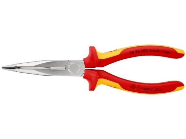 Knipex 26 26 200 SB Litteäkärkiset pihdit, 200 mm