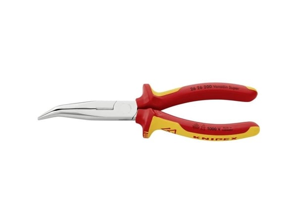 Knipex 26 26 200 SB Litteäkärkiset pihdit, 200 mm