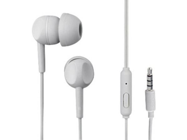 Thomson 132481, Koblet med ledninger (ikke trådløs), Samtaler/musikk, 20 - 20000 Hz, Hodesett, Grå