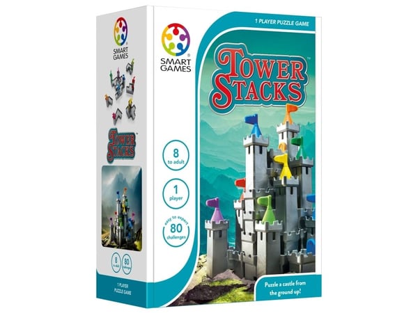 SmartGames Tower Stacks, Lukko-palapeli, 8 vuosi/vuosia
